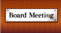 Little League Board of Directors Board Meeting